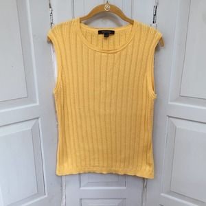 Brooks Brothers Yellow Cotton Sweater
